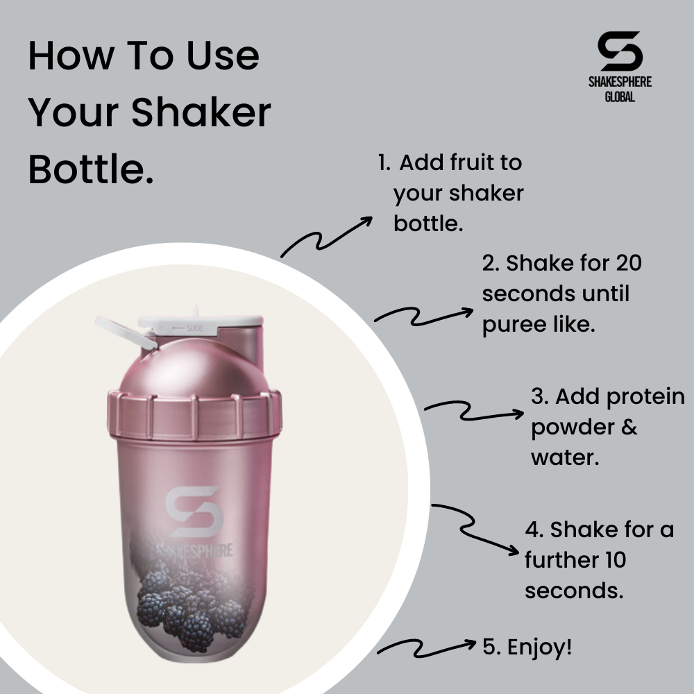 Protein shaker bottle 700mls