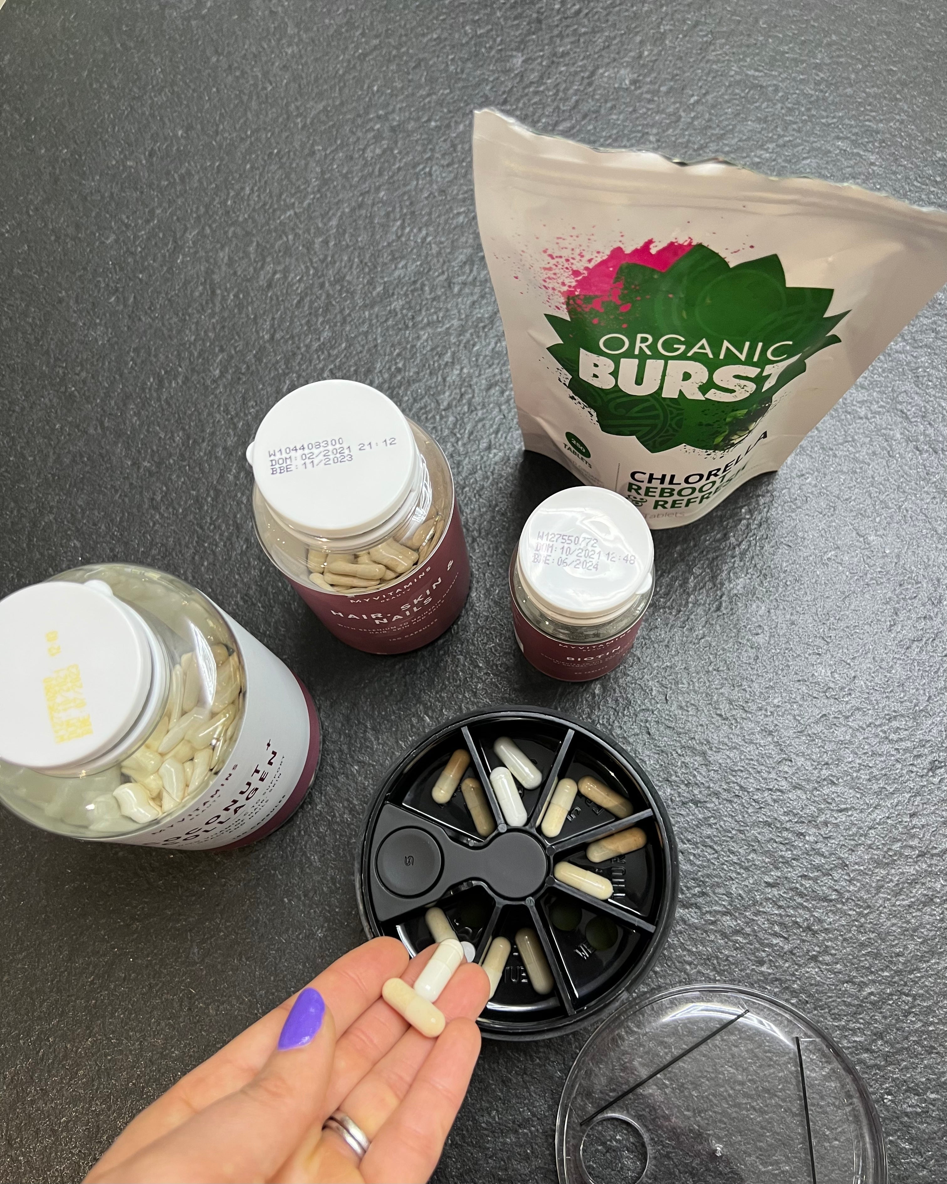 Magnetic Pill Storage 2 UNITS PACK