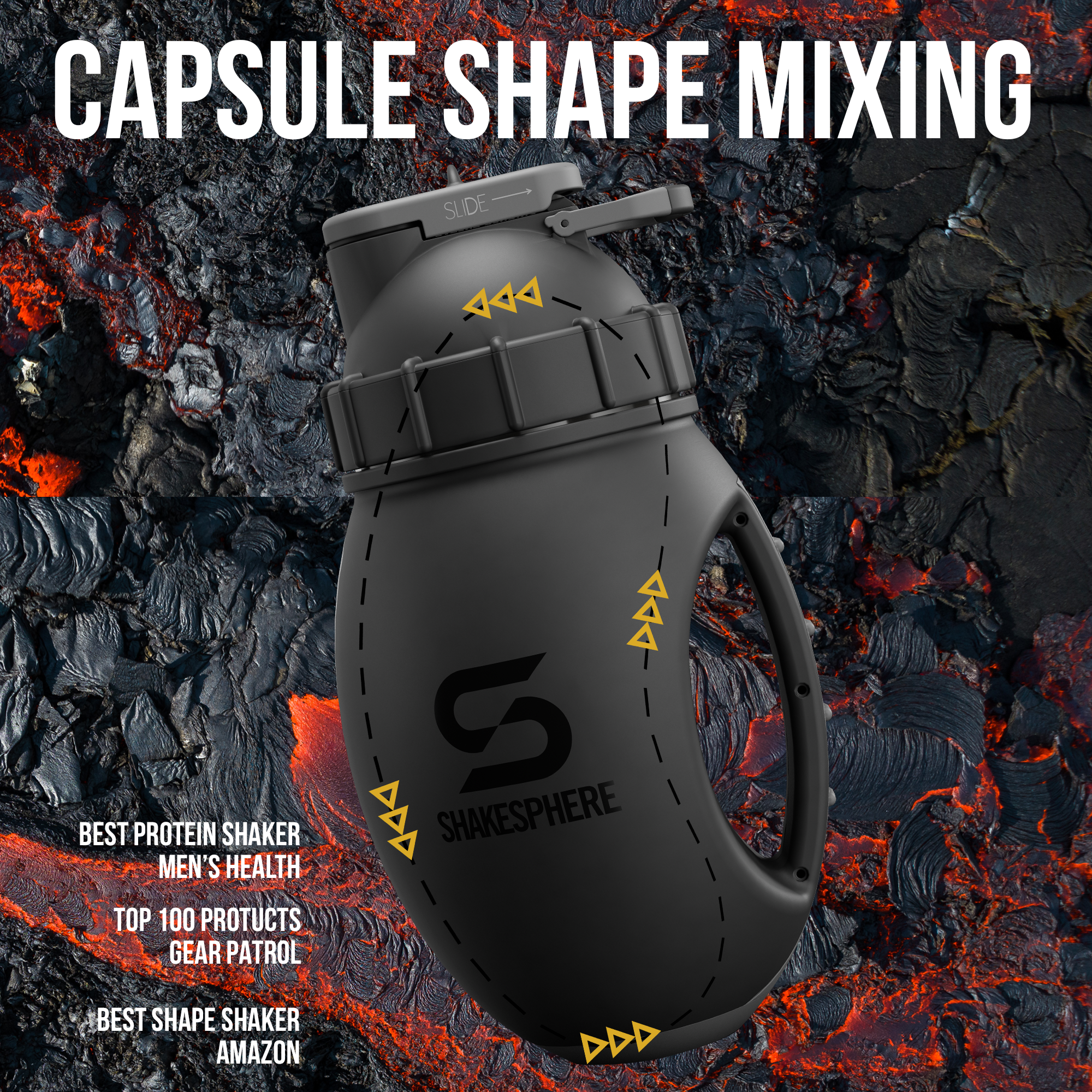 ShakeSphere Mixer Jug 1.3l Matte Black　- 販売準備中 -