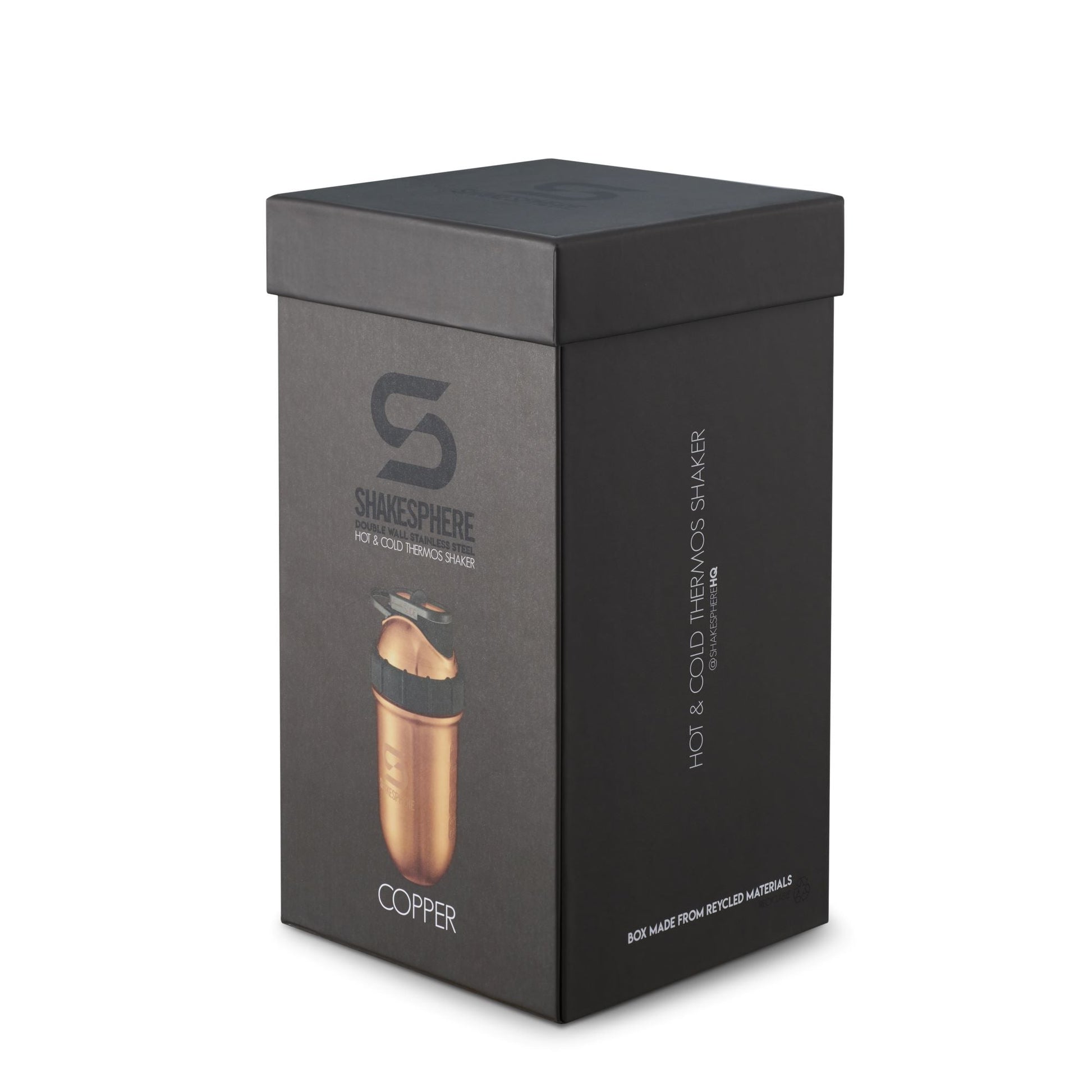 Protein shaker bottle 700mls "Tumbler" Double Wall Steel Copper　- 販売準備中 -