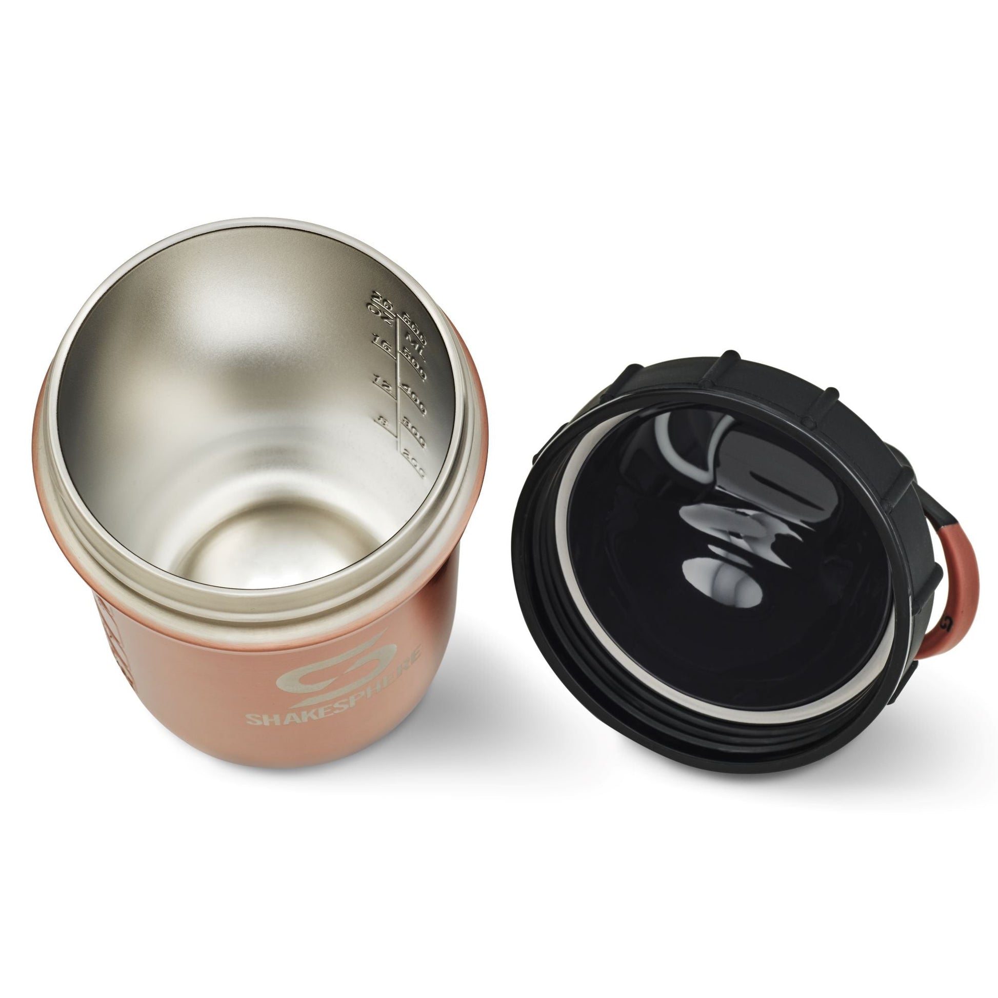 Protein shaker bottle 700mls "Tumbler" Double Wall Steel Copper　- 販売準備中 -