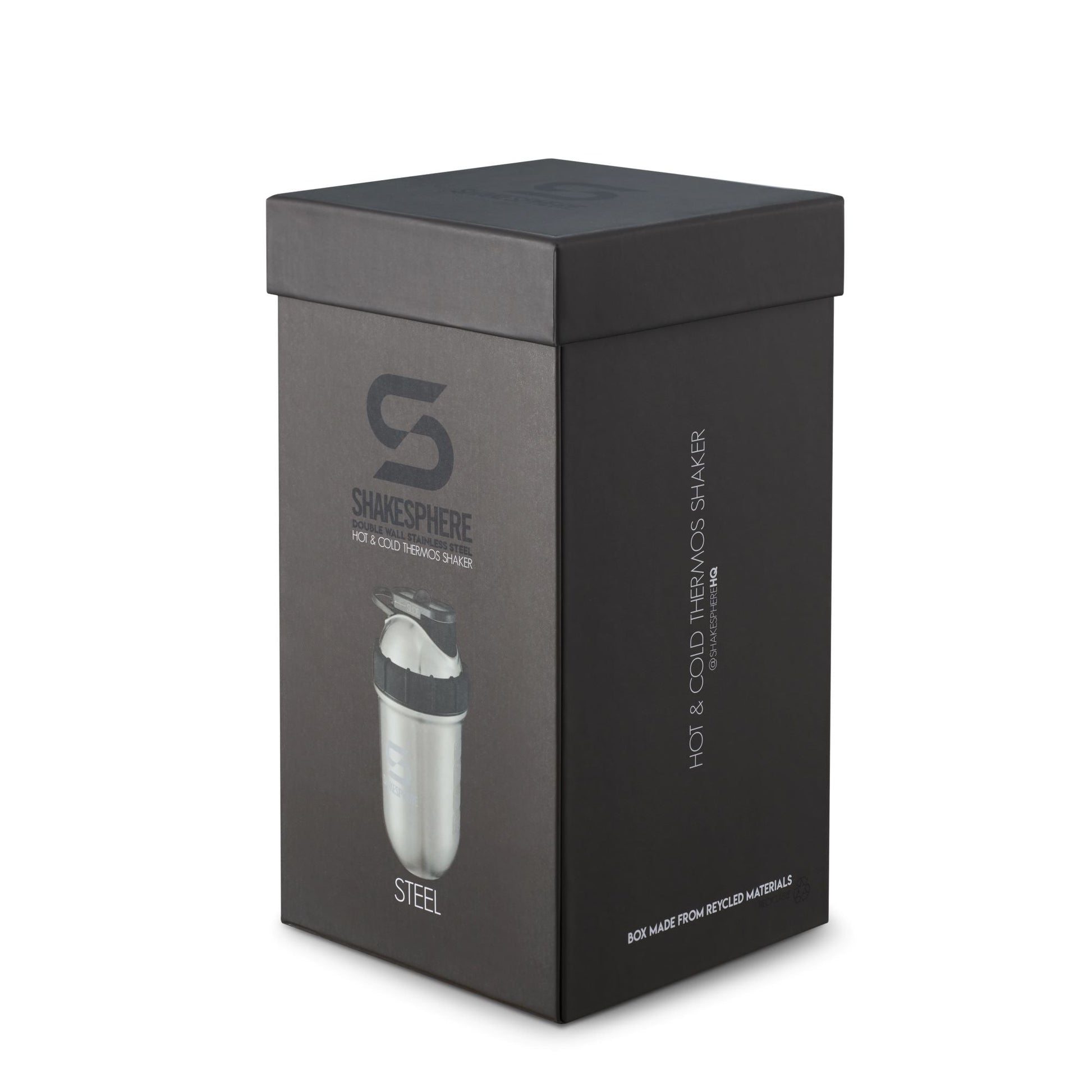 Protein shaker bottle 700mls "Tumbler" Double Wall Steel Original　- 販売準備中 -
