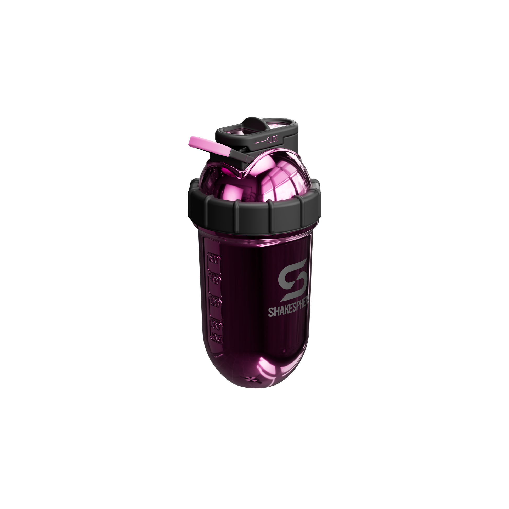 Protein shaker bottle 700mls "Tumbler" Double Wall Steel  Mirrored Pink - 販売準備中 -