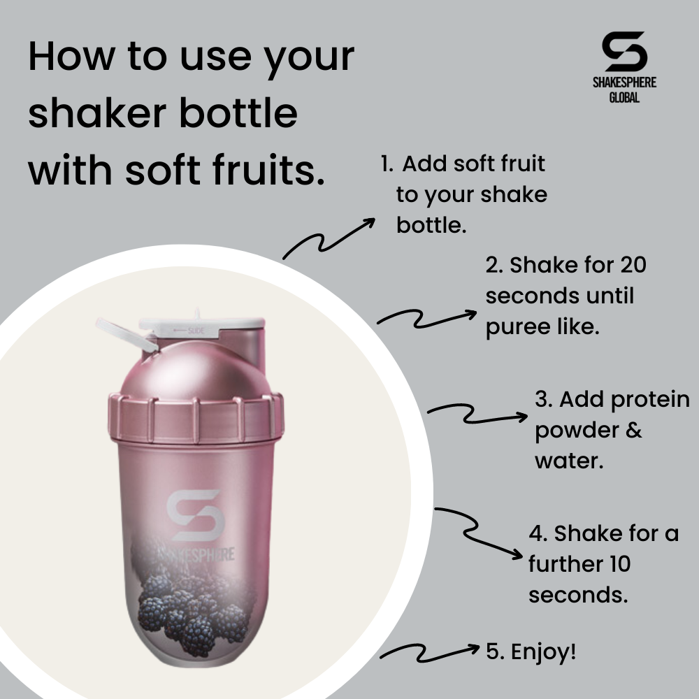 Protein shaker bottle 700mls "Tumbler View" Matte Black/Black Window　- 販売準備中 -