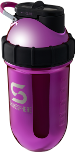 Protein shaker bottle 700mls "Tumbler" Double Wall Steel  Mirrored Pink - 販売準備中 -