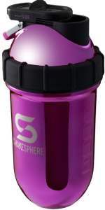 Protein shaker bottle 700mls "Tumbler" Double Wall Steel  Mirrored Pink - 販売準備中 -