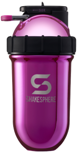 Protein shaker bottle 700mls "Tumbler" Double Wall Steel  Mirrored Pink - 販売準備中 -