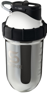 Protein shaker bottle 700mls "Tumbler" Double Wall Steel Mirrored Silver - 販売準備中 -