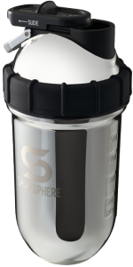 Protein shaker bottle 700mls "Tumbler" Double Wall Steel Mirrored Silver - 販売準備中 -