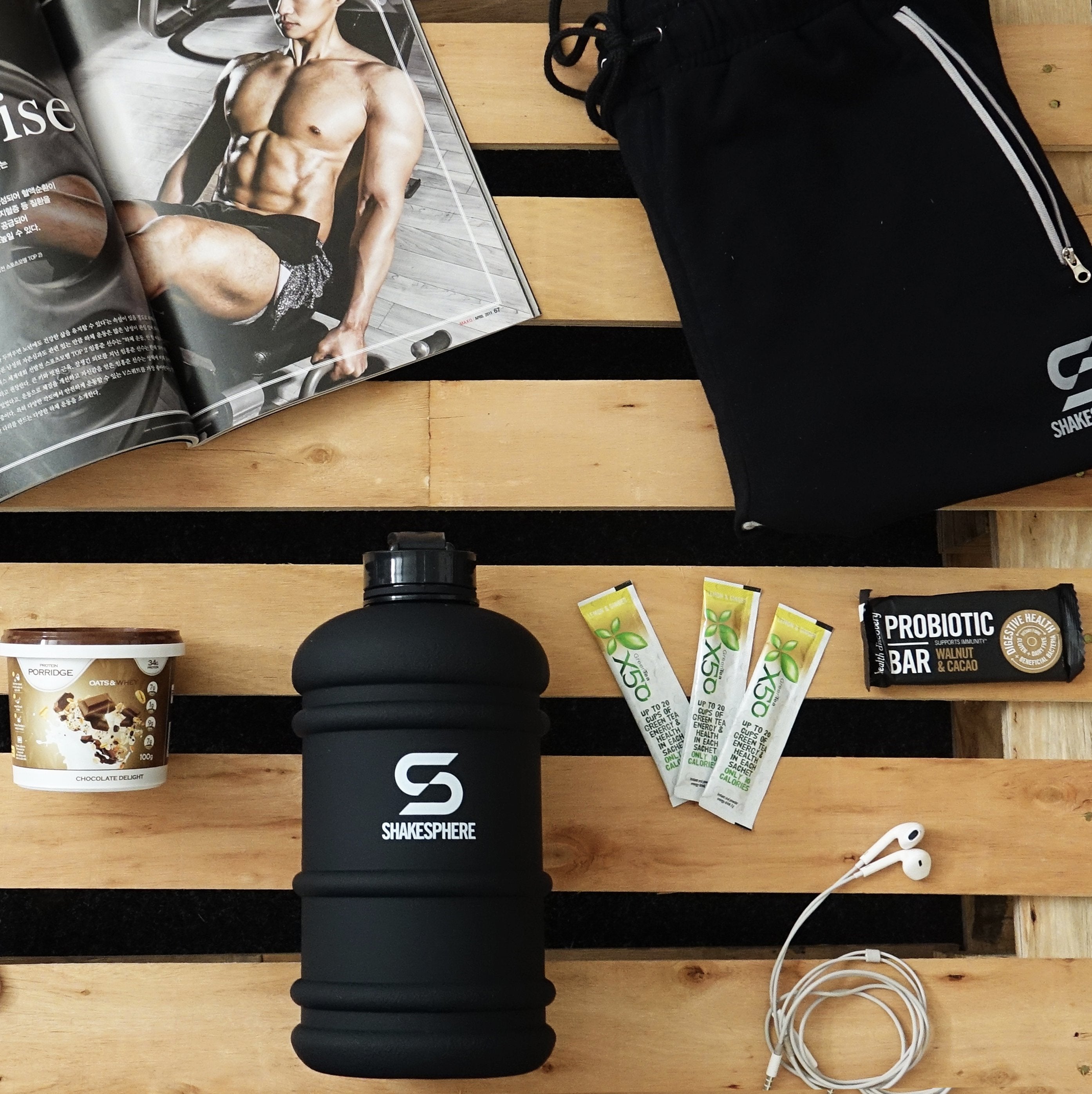 Hydration Jug 2.2L Matte Black/White Logo　- 販売準備中 -