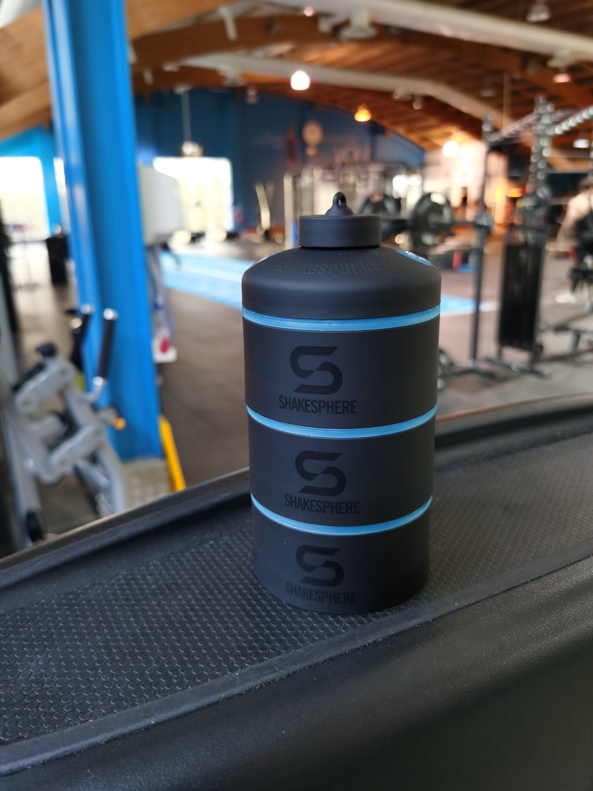 Protein Powder Stackable Storage Container 85g / 3oz, Cyan Blue　- 販売準備中 -