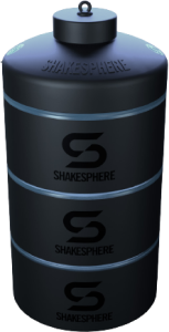 Protein Powder Stackable Storage Container 85g / 3oz, Cyan Blue　- 販売準備中 -