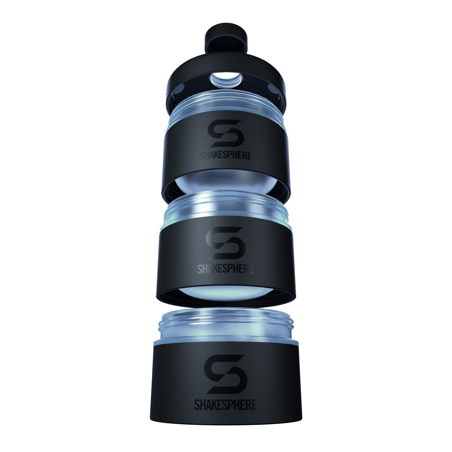 Protein Powder Stackable Storage Container 85g / 3oz, Cyan Blue　- 販売準備中 -